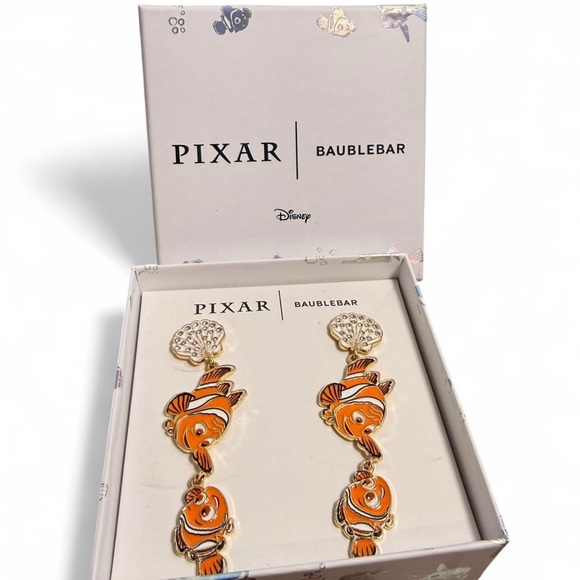 BaubleBar Finding Nemo Earrings Merlin and Nemo - Picture 3 of 3